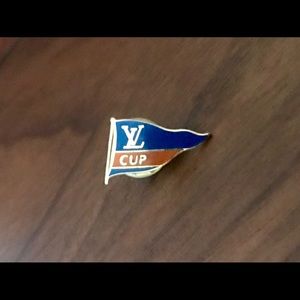 Louis Vuitton Cup Employee Pin In Gold